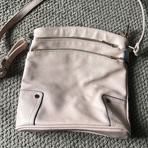 Pink crossbody purse